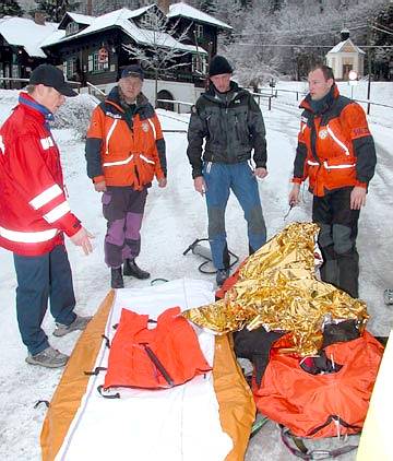 Kamniški gorski reševalci so v dolino pripeljali mrtva Zagrebčana