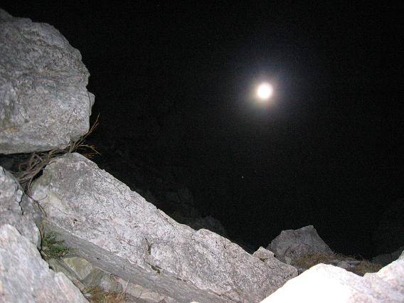 Luna in sence na sestopu z Ratitovca