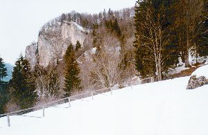 Blažčeva skala nad Dovjem Foto: Jože Praprotnik