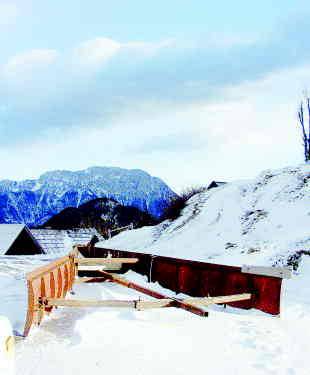 Kamniške Alpe - Snežni plug pri Svetem Duhu – Foto Urška Šprogar
